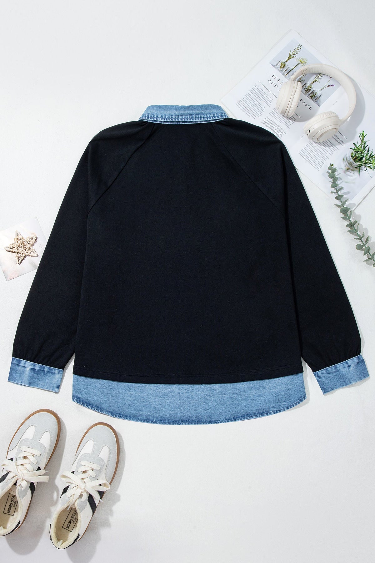 Tania Long Sleeve Blouse Long Sleeve PLUS Top-4