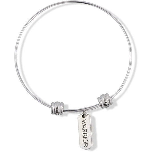 Warrior Hope Fighter Determination Charm Bangle-0