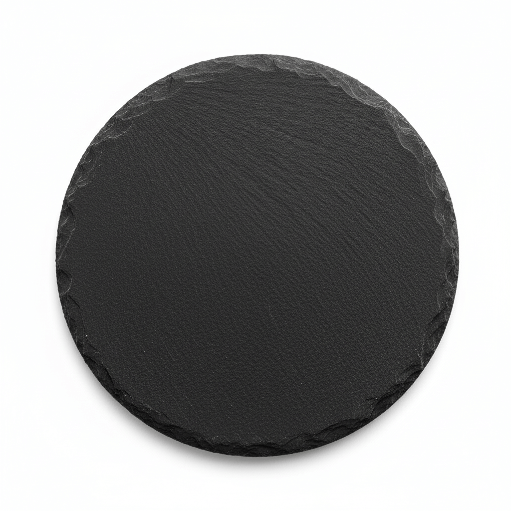 Black slate Coaster with customize Engraving-0