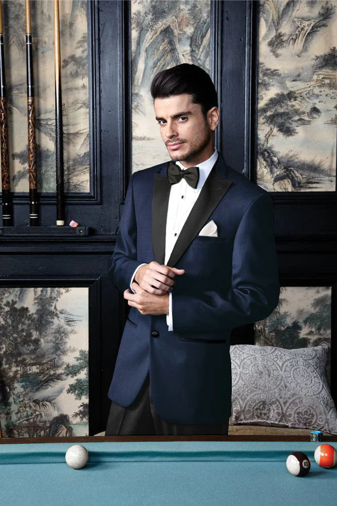 "Vermont" Midnight Blue Tuxedo Jacket-5