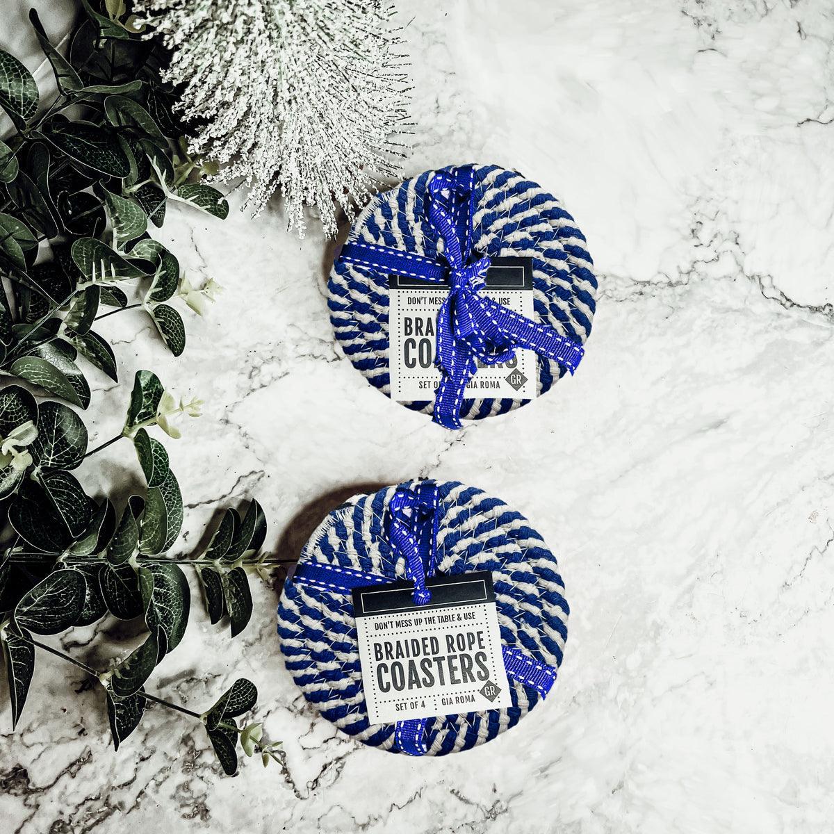 Blue Braided 4pk-4