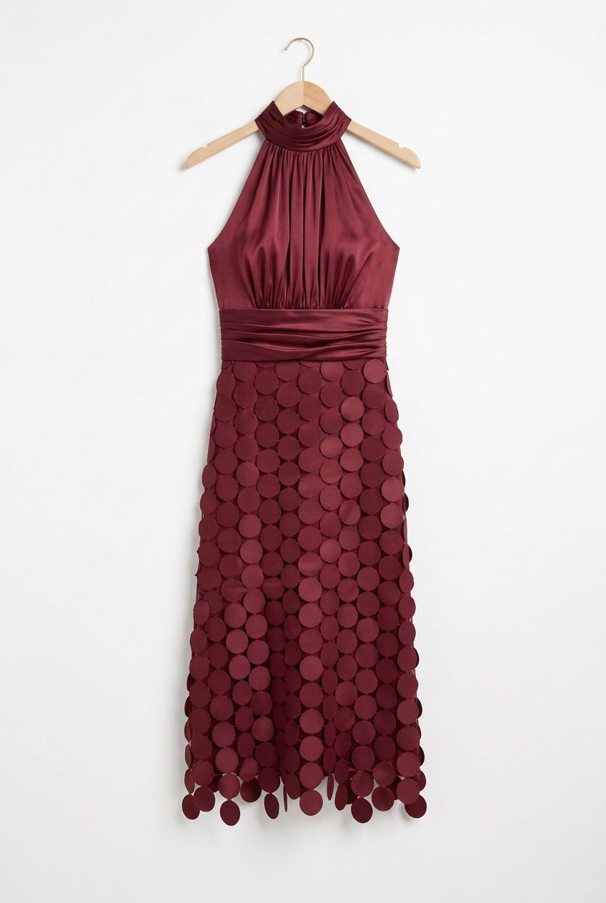 Dora May Appliqué Midi Dress