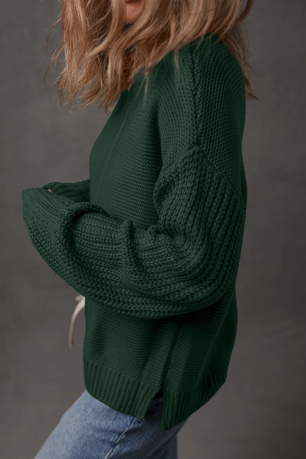 Theodora Drop Shoulder Loose Sweater-2