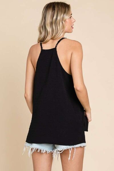 Culture Code Lace Detail Spaghetti Strap Cami-1