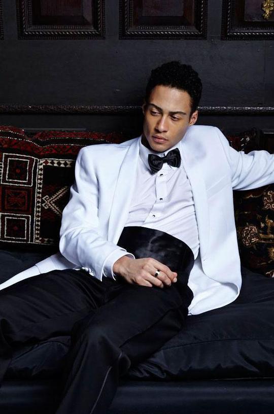 "Brentwood" White Dinner Jacket-2