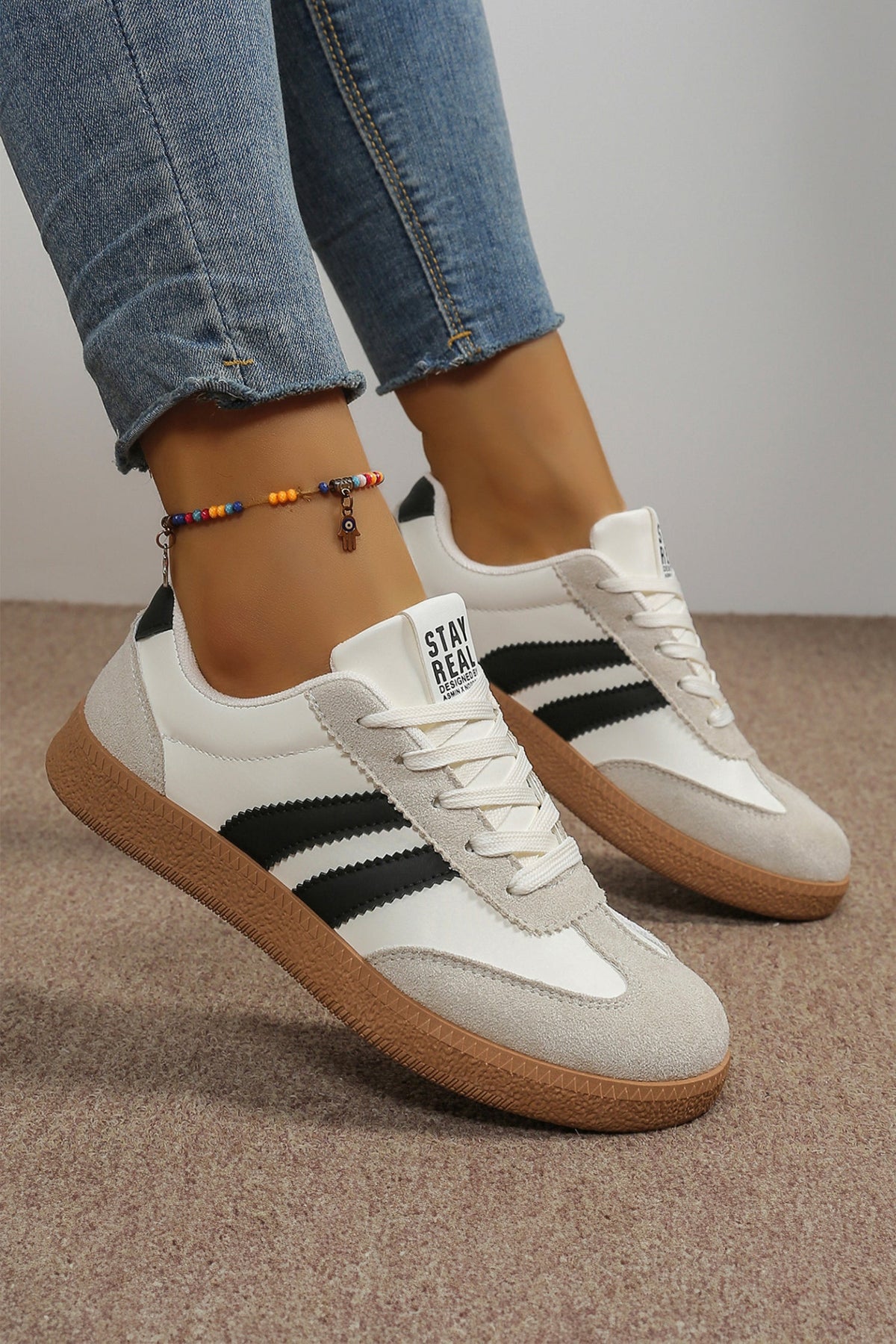 Harper Leather Lace Up Shoes-1
