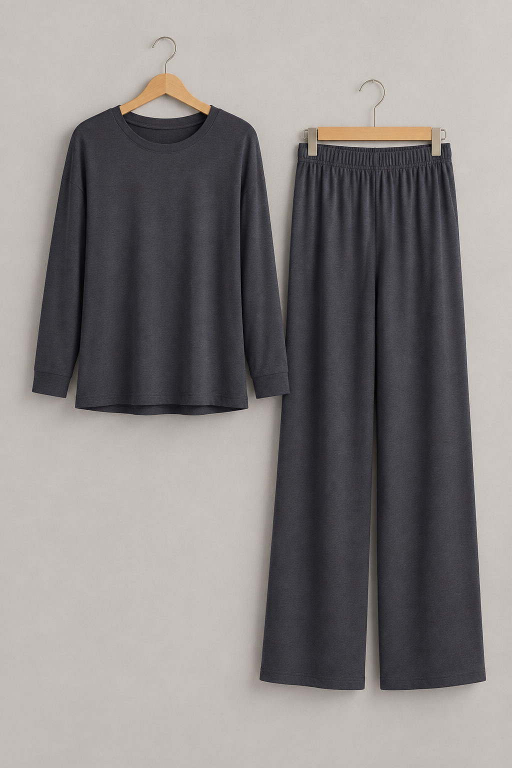 Weekend, Unscripted Top & Wide-Leg Pants Set