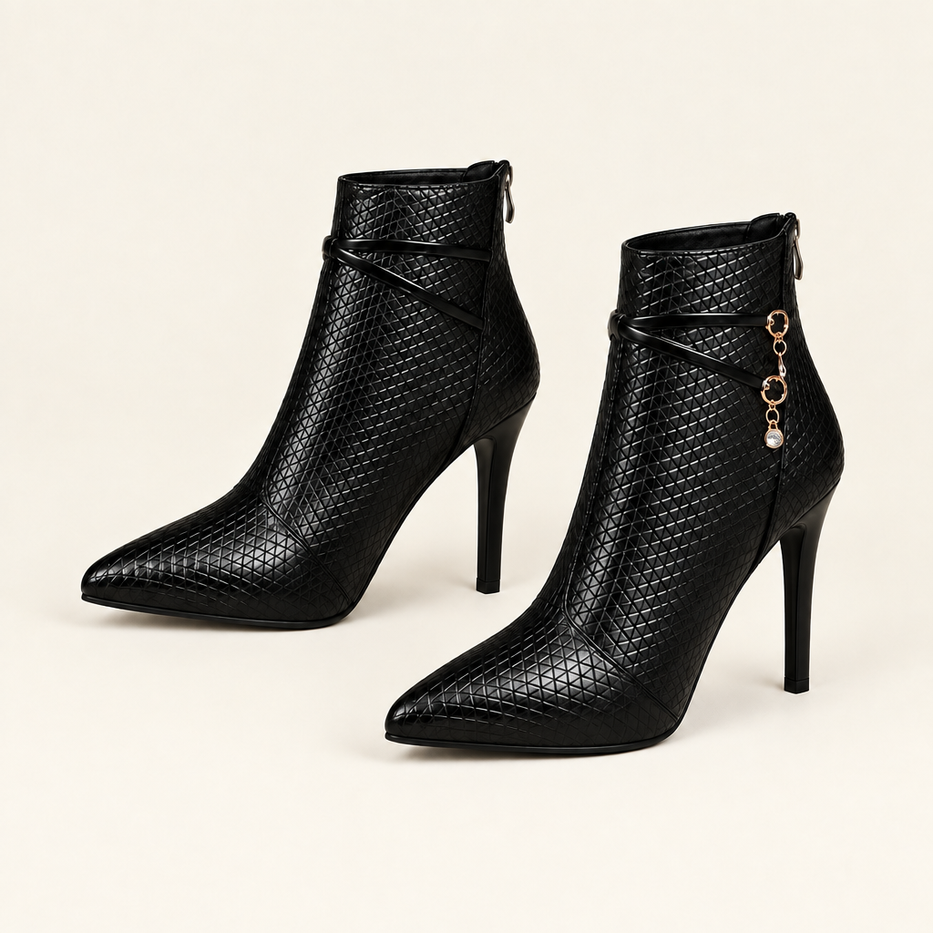 Slay All Day Pointed-Toe Stiletto Ankle Boots
