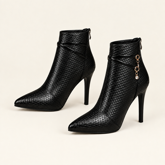 Slay All Day Pointed-Toe Stiletto Ankle Boots