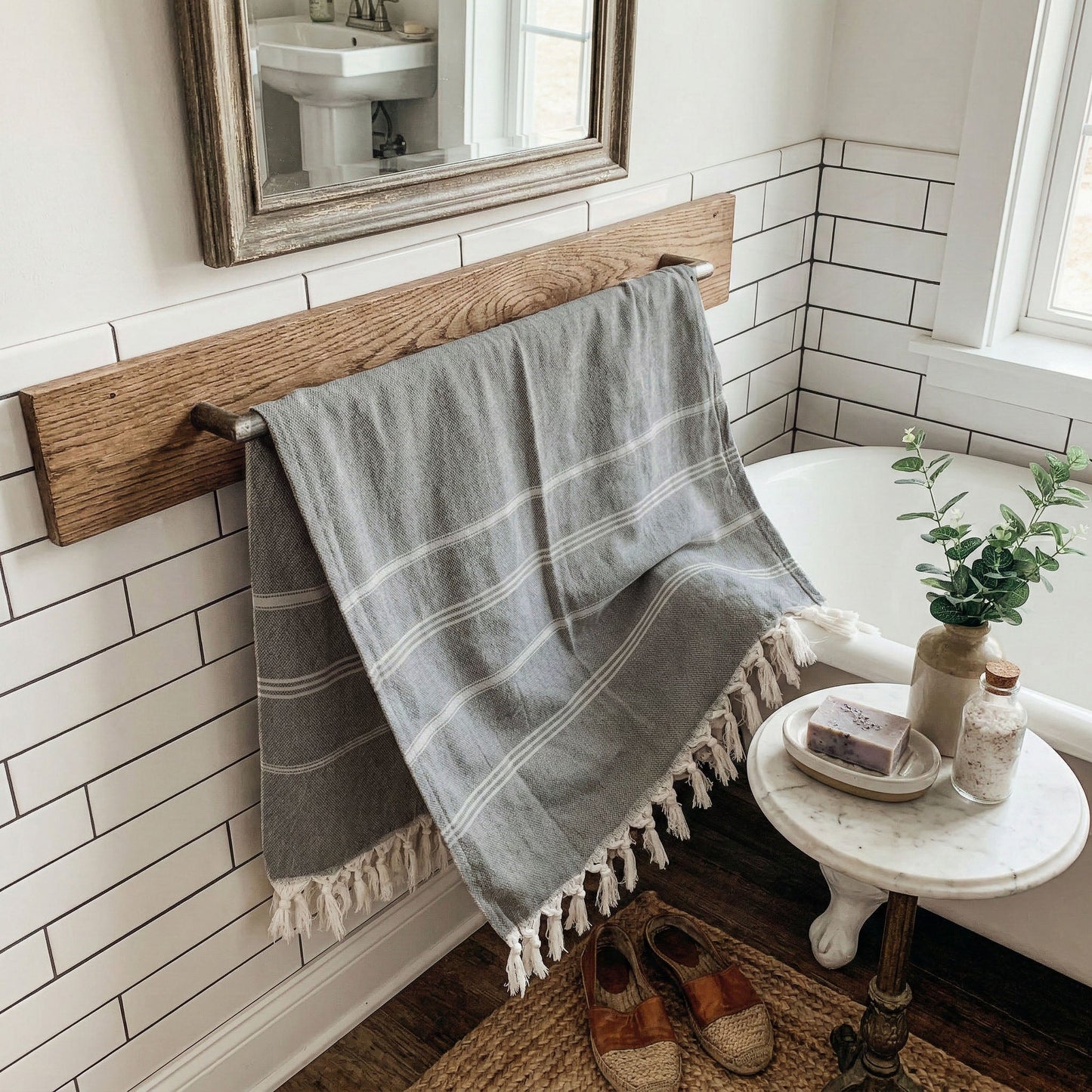 Haley Stripe Towel 180GSM-1