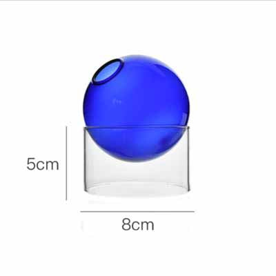 Nordic Colored Bubble Glass Vase