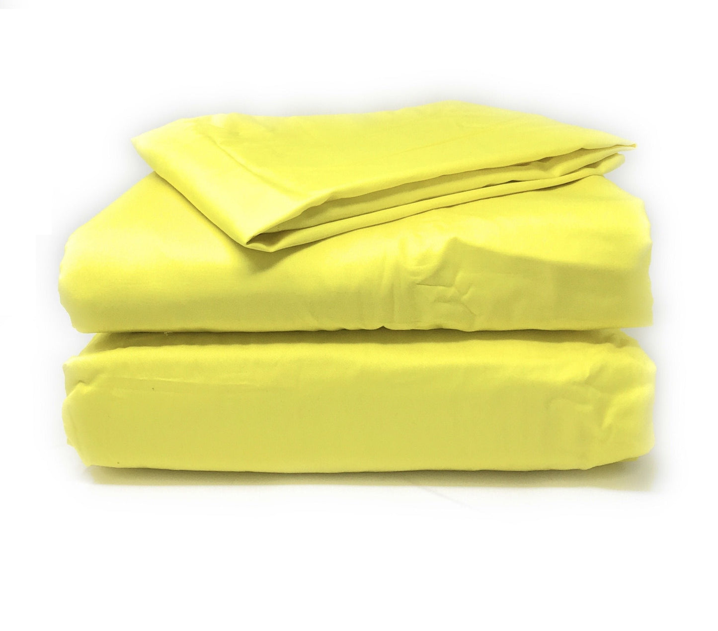 Tache 100% Cotton Neon Yellow Solid Duvet Cover Set (2-3PDUV-Yellow)-0