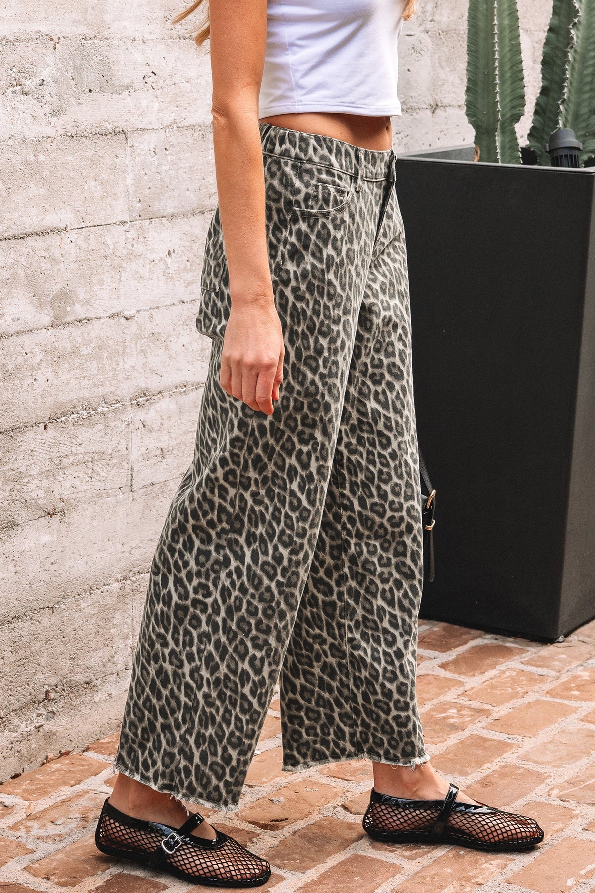 Frankie Straight Loose Leg Jeans-2