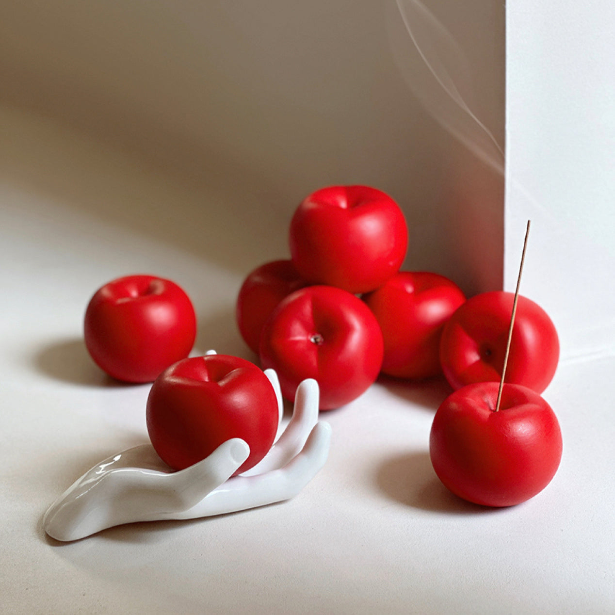 Apple-Shaped Incense Holder-0