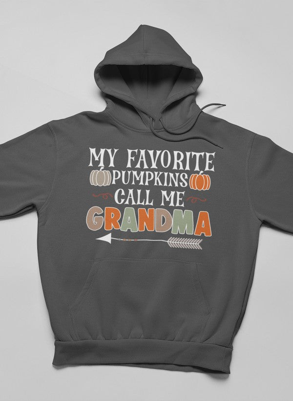 My Favorite Pumpkins Call Me Grandma Hoodie-0