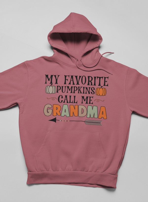 My Favorite Pumpkins Call Me Grandma Hoodie-2