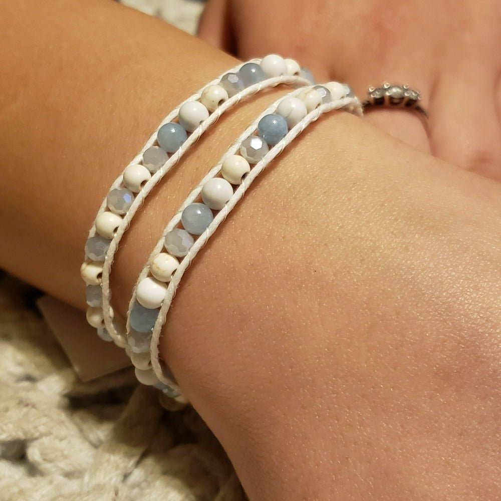 Go With the Flow Double Wrap Bracelet-0