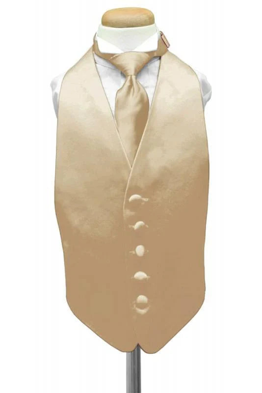 Luxury Satin Kids Tuxedo Vest-21
