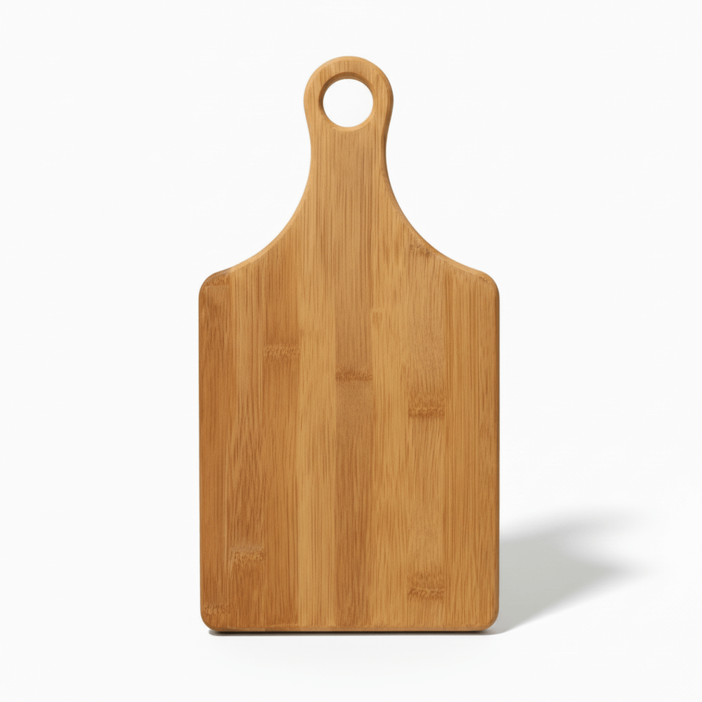 personalized bamboo paddle cutting board with Personalized Engraving-0