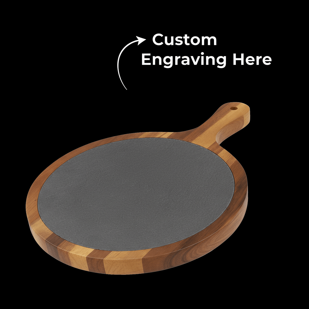 Personalized Acacia Wood Serving Board-1