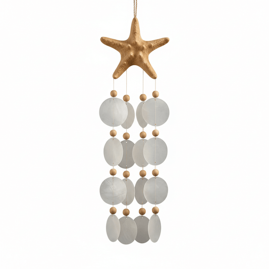 Bohemian Home decor wind chime Seashell Wind Chimes for Outside-0
