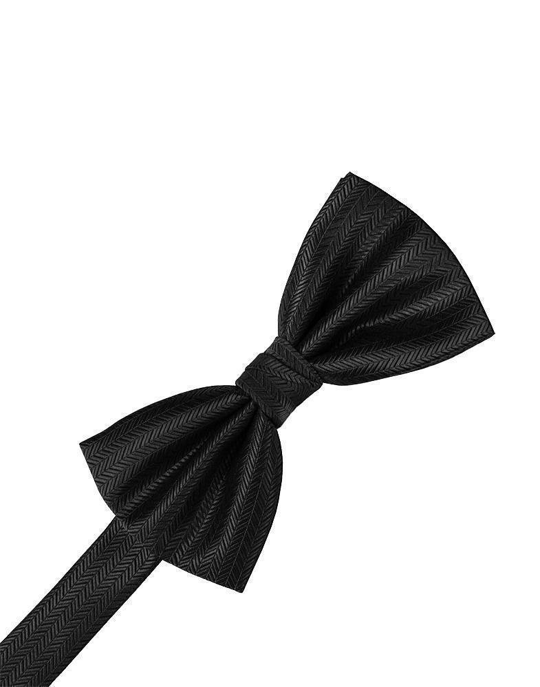 Herringbone Bow Tie-0
