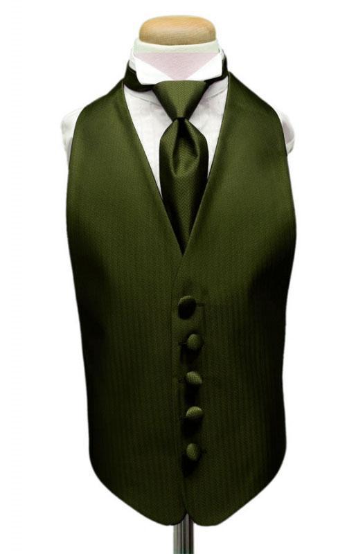 Herringbone Kids Tuxedo Vest-0