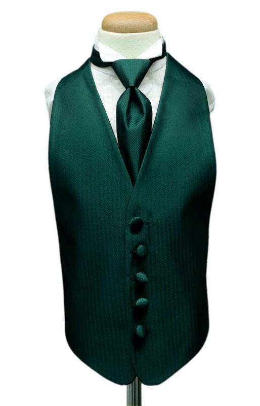 Herringbone Kids Tuxedo Vest 2-7
