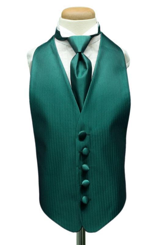 Herringbone Kids Tuxedo Vest 2-2