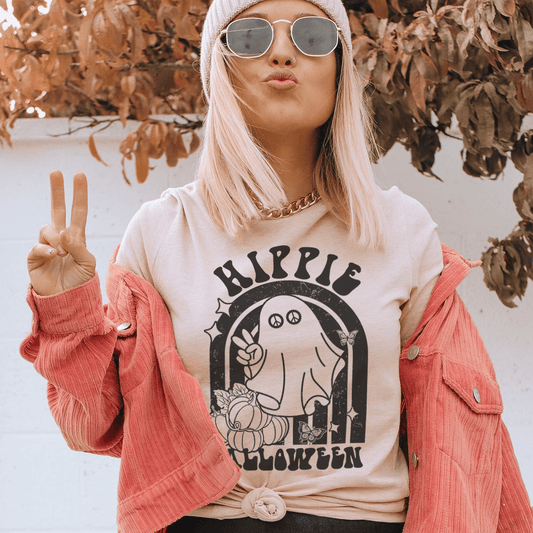Hippie Halloween Tee-0