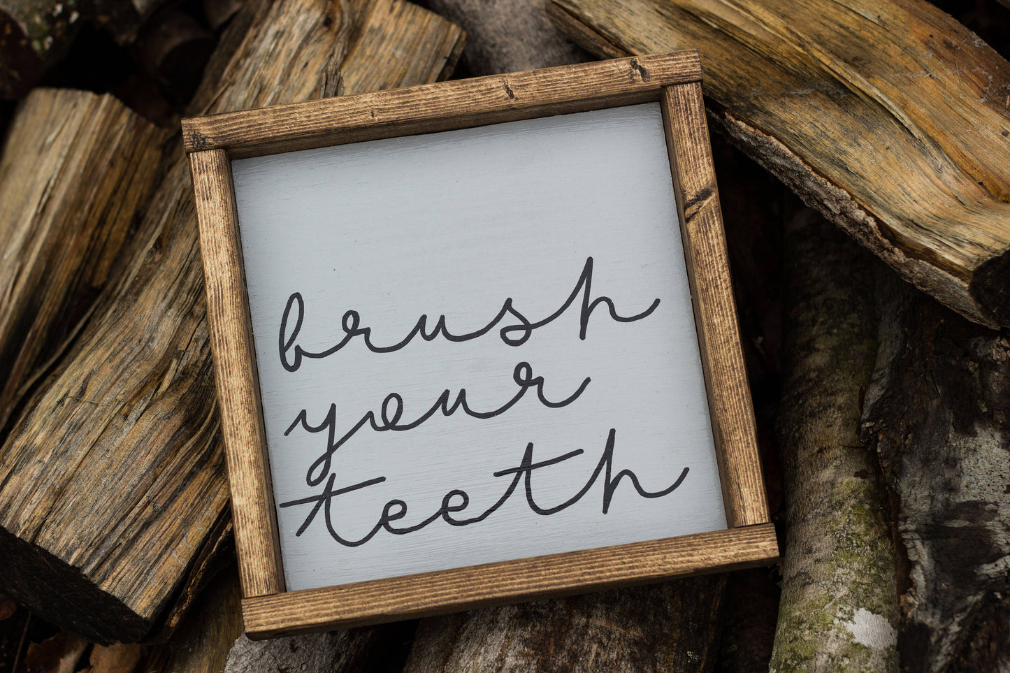 Wash Your Hands Sign Brush Your Teeth-3
