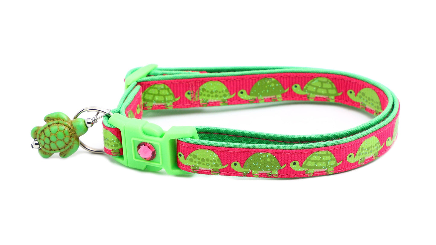 Turtle Breakaway Cat Collar-8