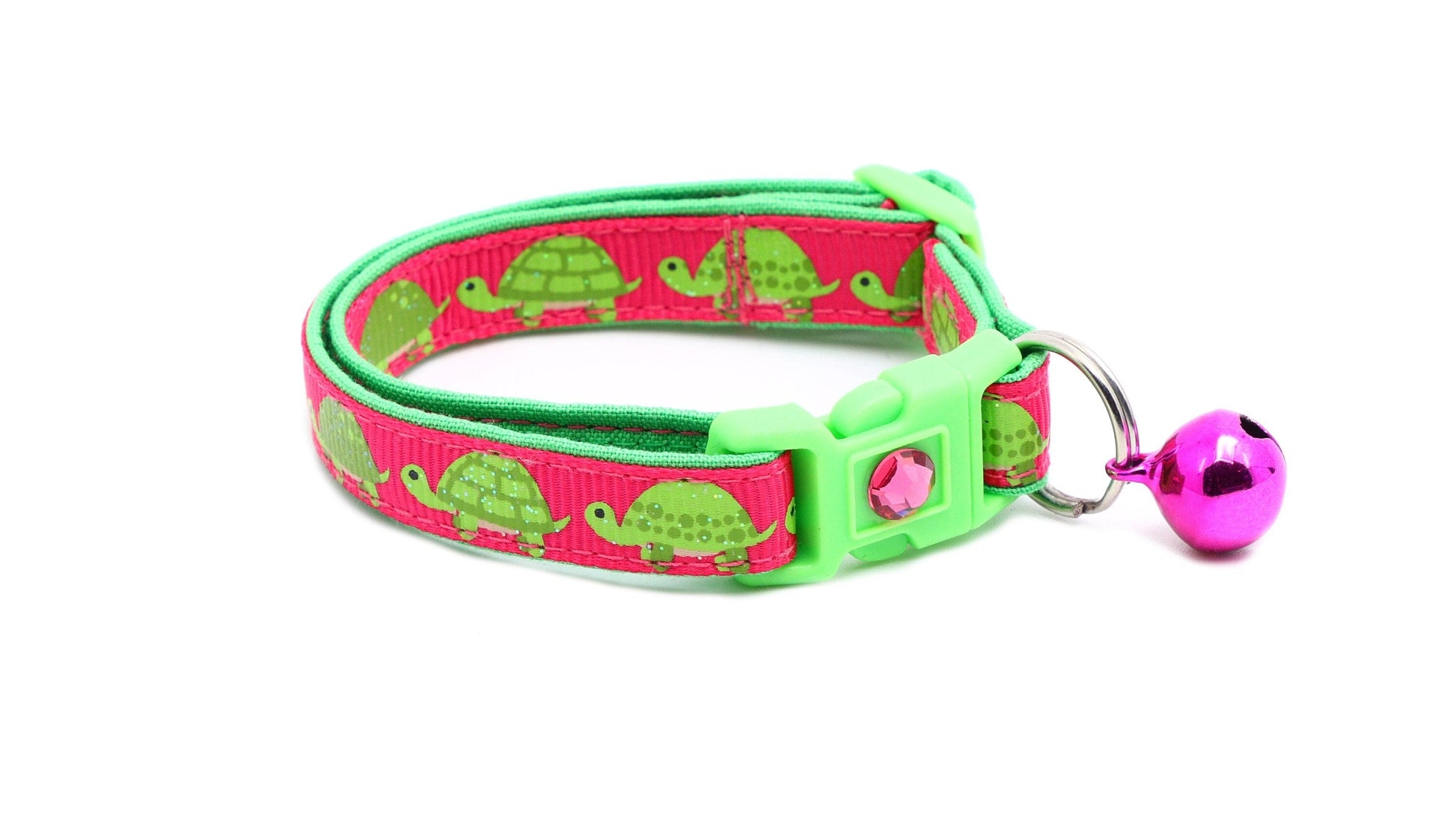 Turtle Breakaway Cat Collar-2