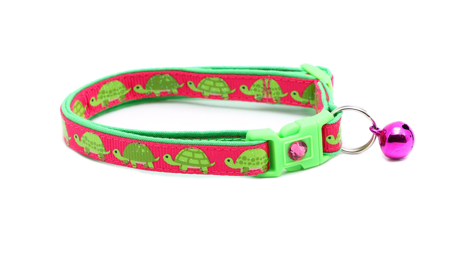 Turtle Breakaway Cat Collar-4
