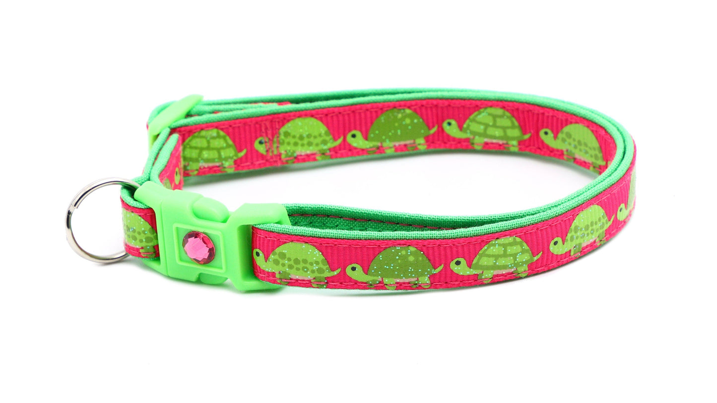 Turtle Breakaway Cat Collar-15
