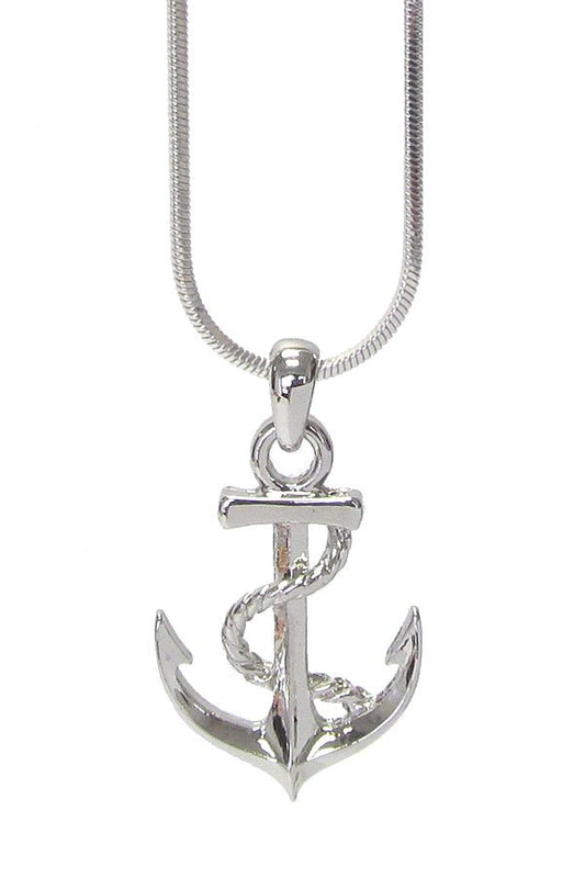 Anchor Pendant Necklace-1