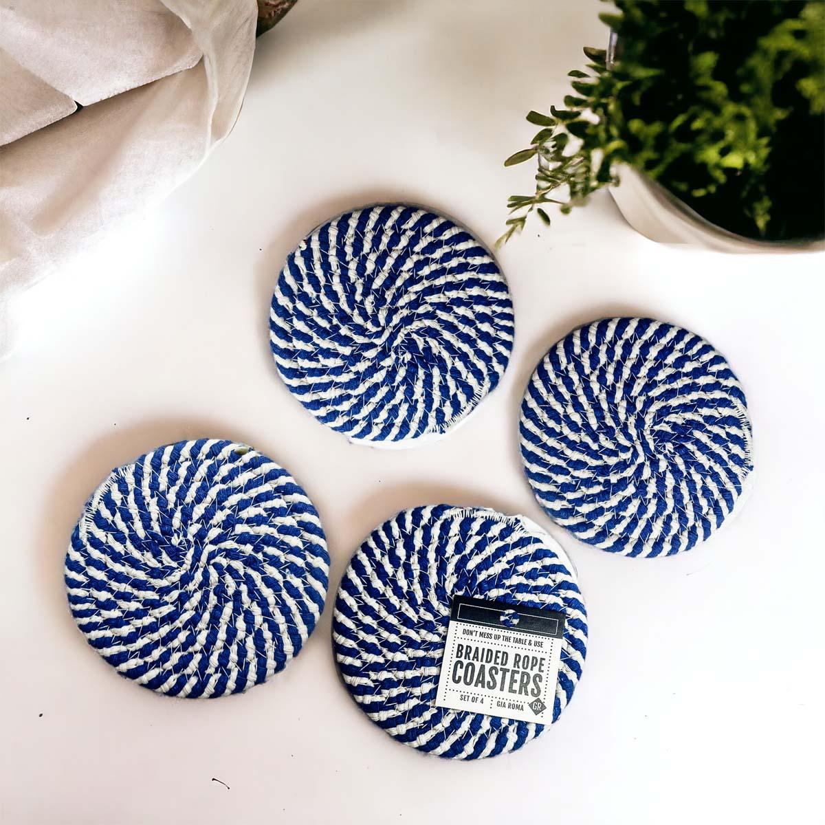 Blue Braided 4pk-0
