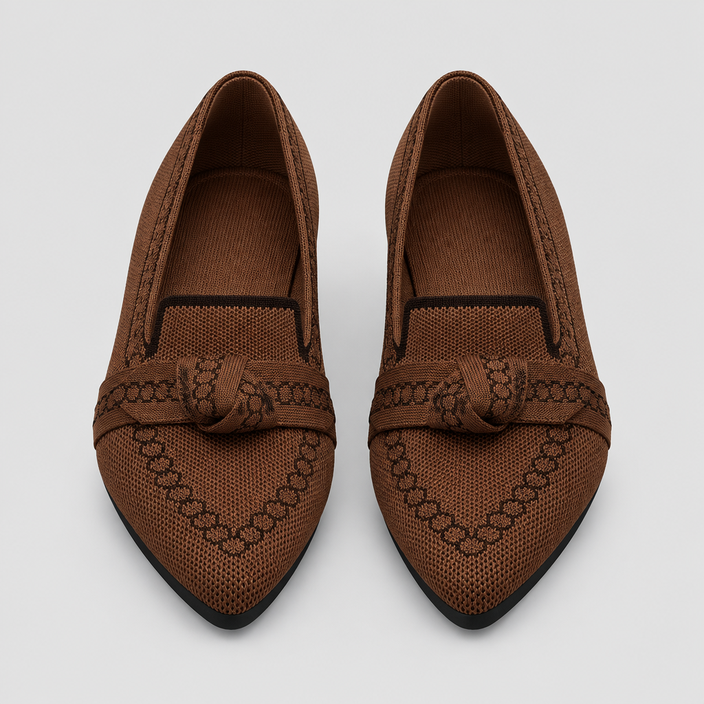 Knitted Slip-On Flats