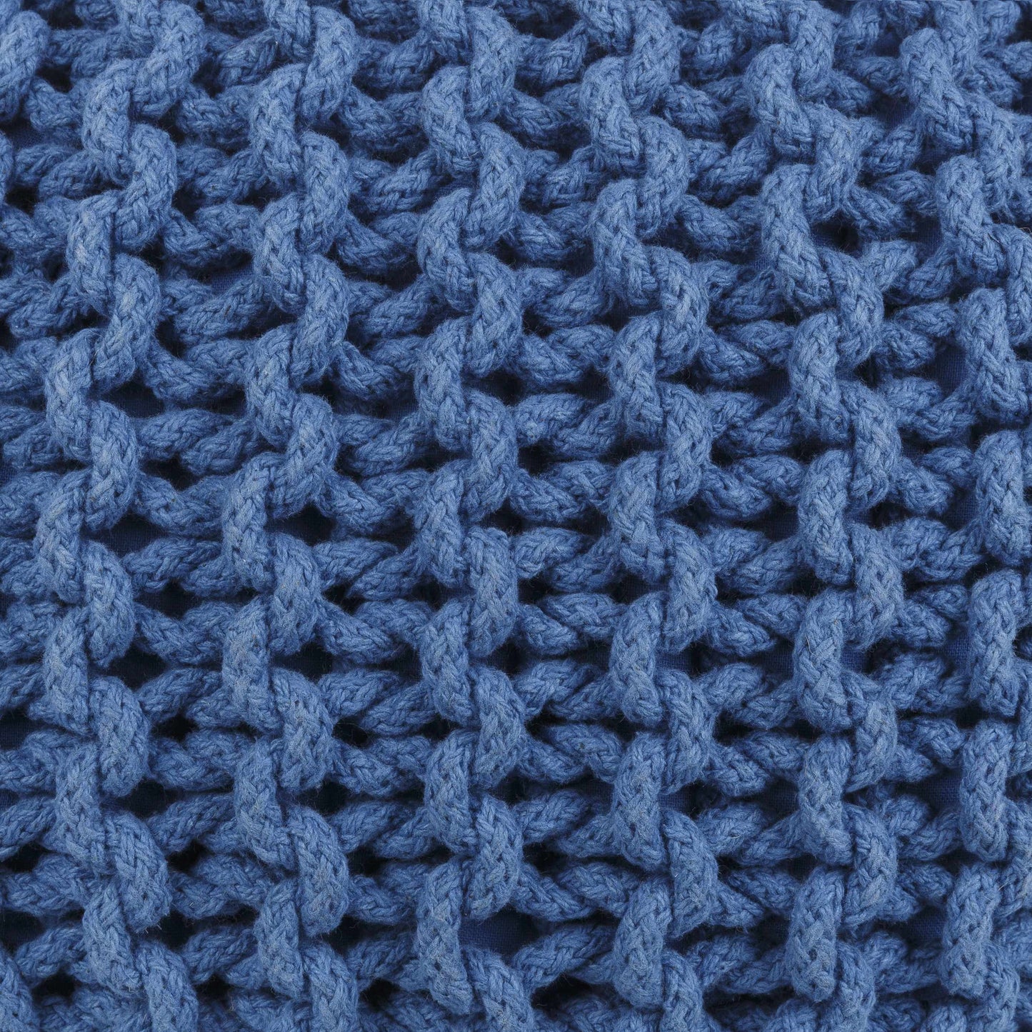 Eisenberg Woven Gray Pouf-3