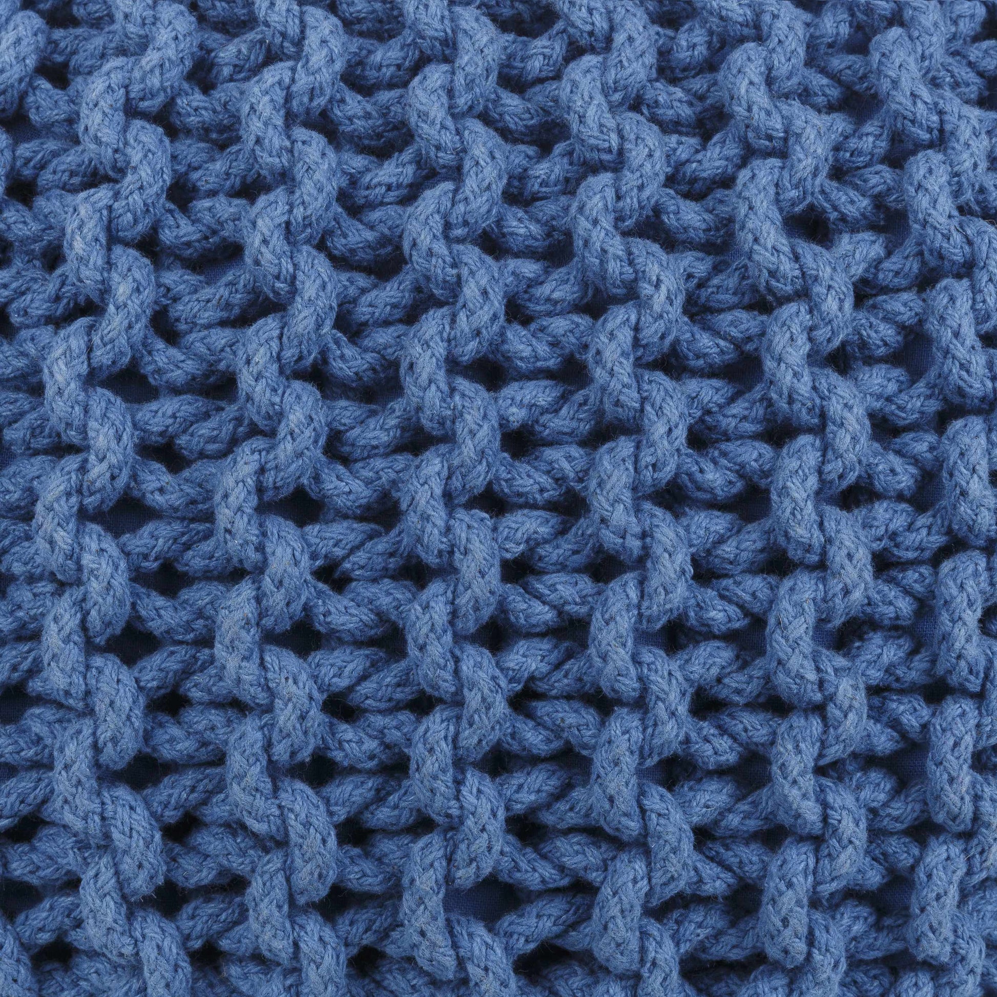 Eisenberg Woven Gray Pouf-3