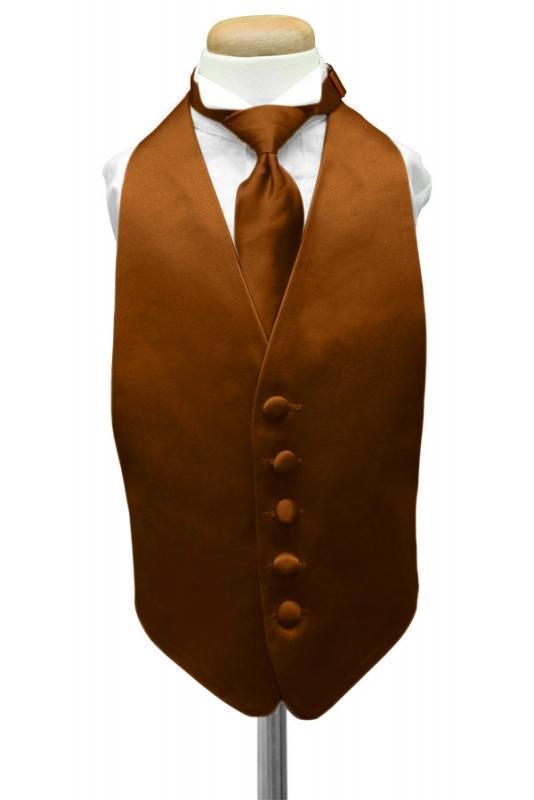 Luxury Satin Kids Tuxedo Vest-13
