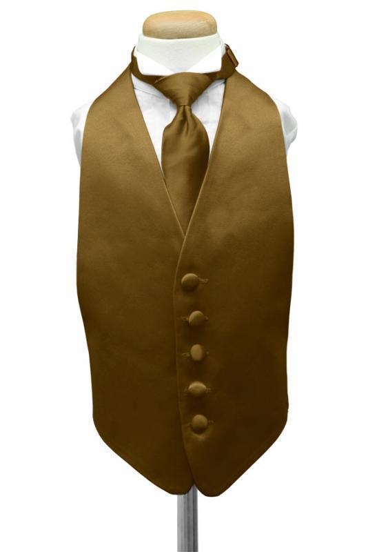 Luxury Satin Kids Tuxedo Vest-20