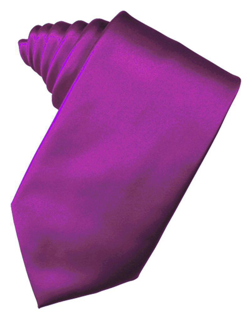 Luxury Satin Necktie Self Tie