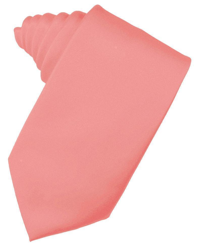 Luxury Satin Necktie Self Tie