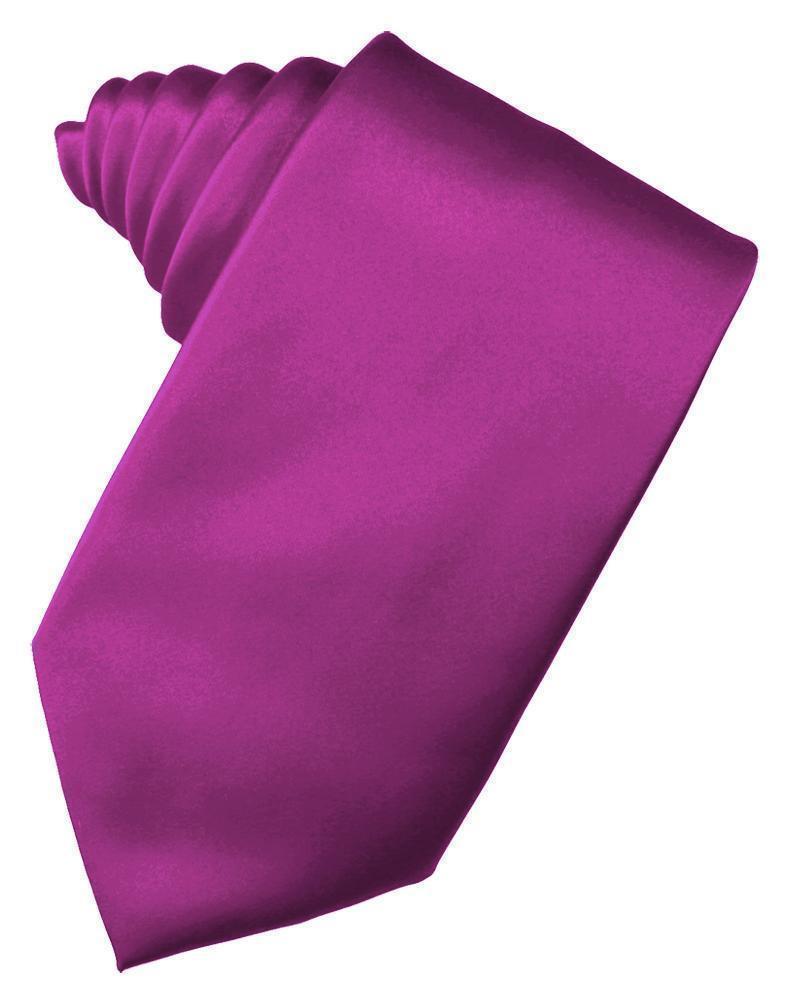 Luxury Satin Necktie Self Tie
