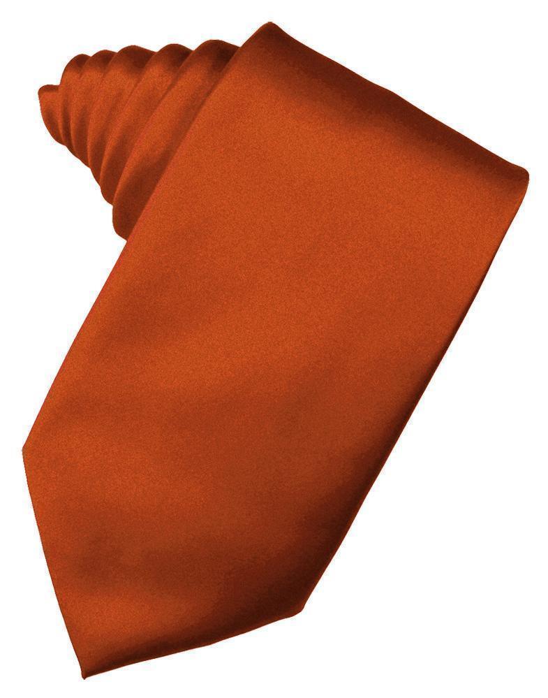 Luxury Satin Necktie Self Tie