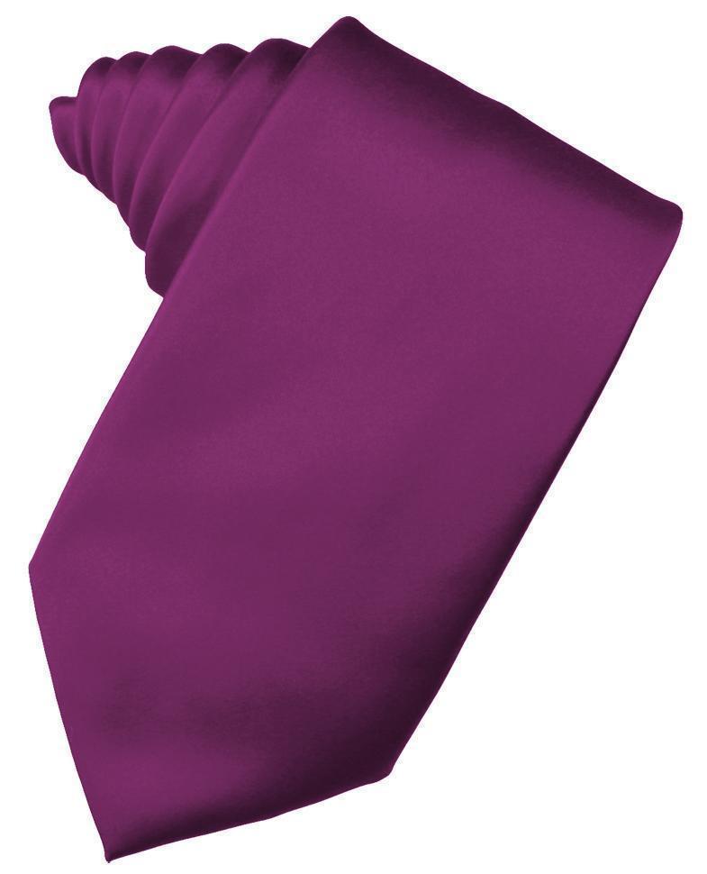 Luxury Satin Necktie Self Tie