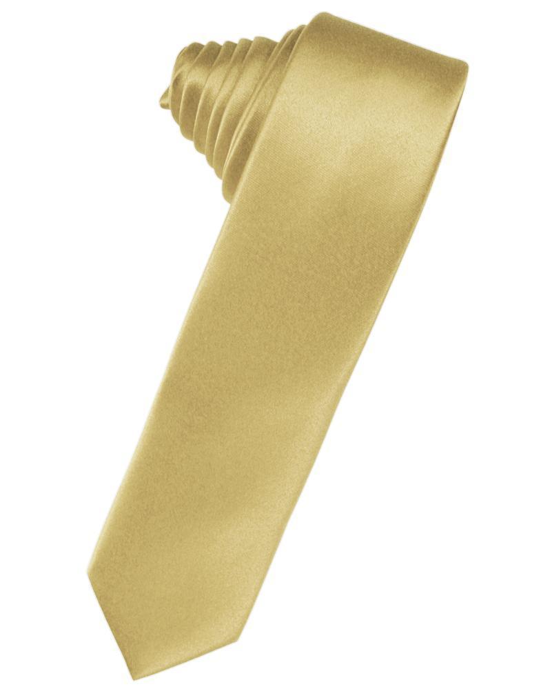 Luxury Satin Skinny Necktie Self Tie-25