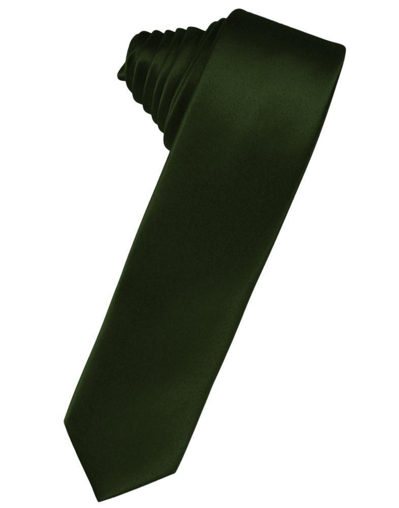 Luxury Satin Skinny Necktie Self Tie-27