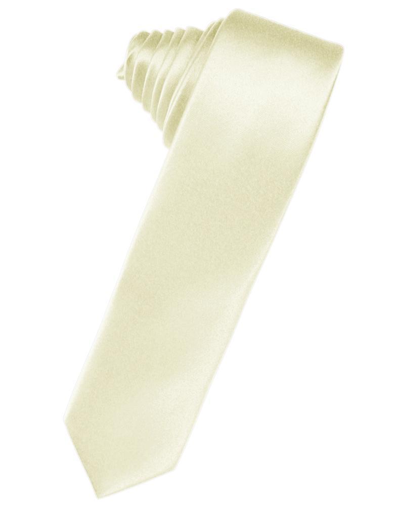 Luxury Satin Skinny Necktie Self Tie-29